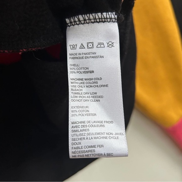 Urban Outfitters Colorblock Sweatshirt - Red, Pink, Blue, Yellow, Black - Picture 7 of 9